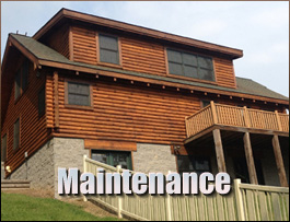  Sims, North Carolina Log Home Maintenance